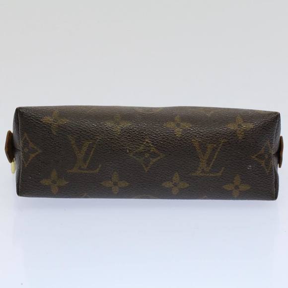 LOUIS VUITTON Monogram Pochette Cosmetic PM Cosmetic Pouch M47515 LV Auth 57871 - Picture 6 of 16